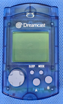 Genuine Sega Dreamcast VMU NTSC PAL - Blue HKT-7000 - Japanese1