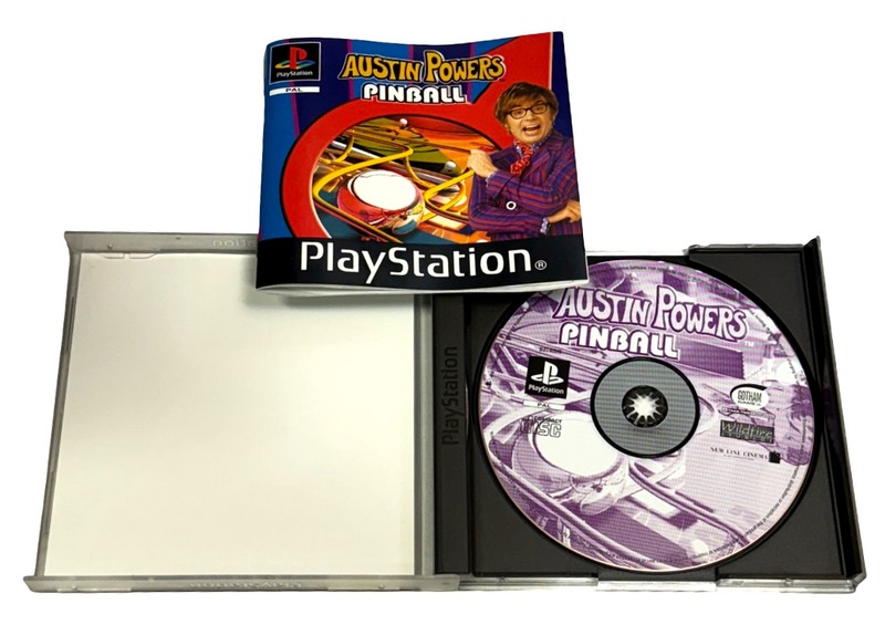 Austin Powers Pinball PS1 PS2 PS3 PAL *Complete* (Near Mint) (Preowned)