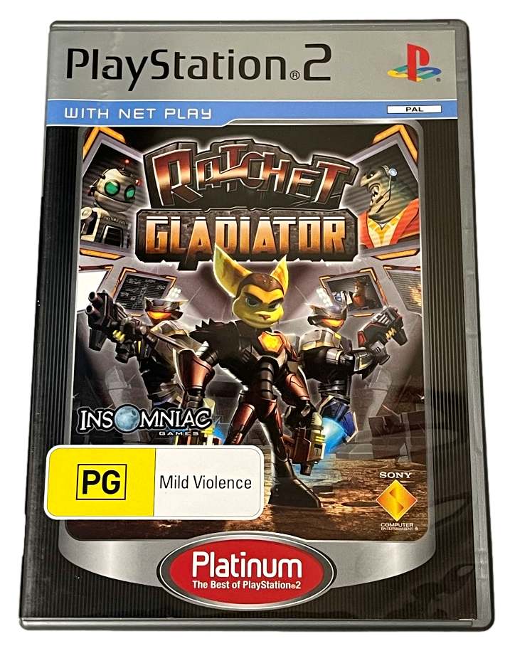 Ratchet Gladiator PS2 (Platinum) PAL "Ratchet and Clank" *Complete*0
