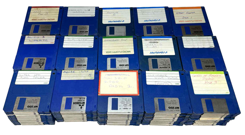 20 X Mixed DD 3.5 Floppy Amiga Double Density - Untested1