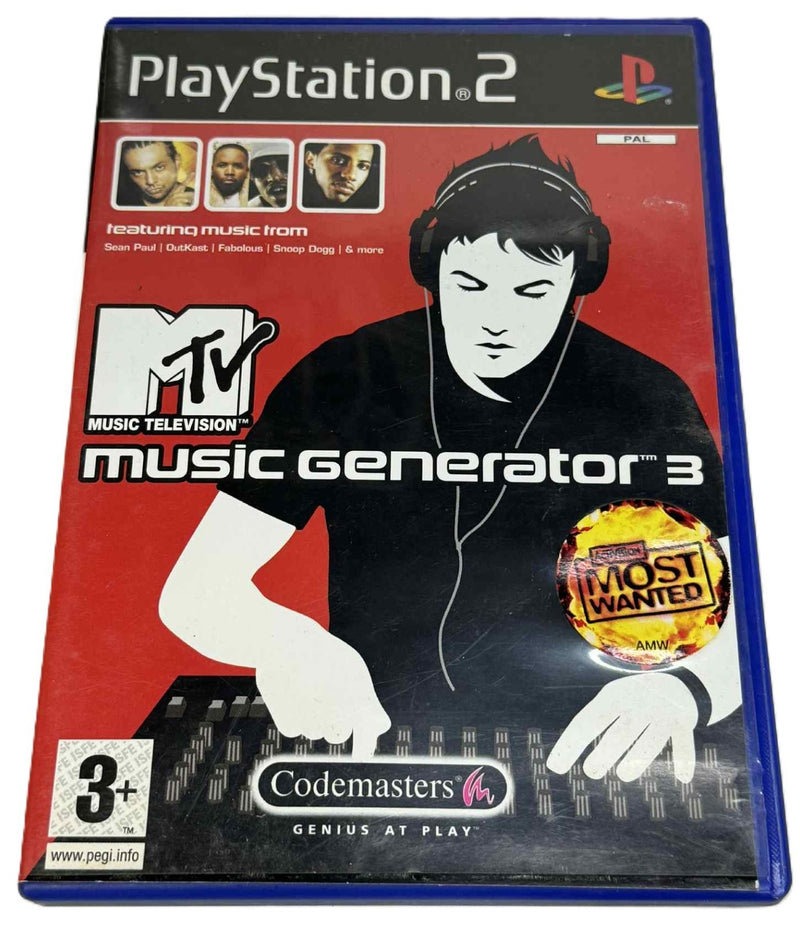 MTV Music Generator 3 PS2 PAL *No Manual*0