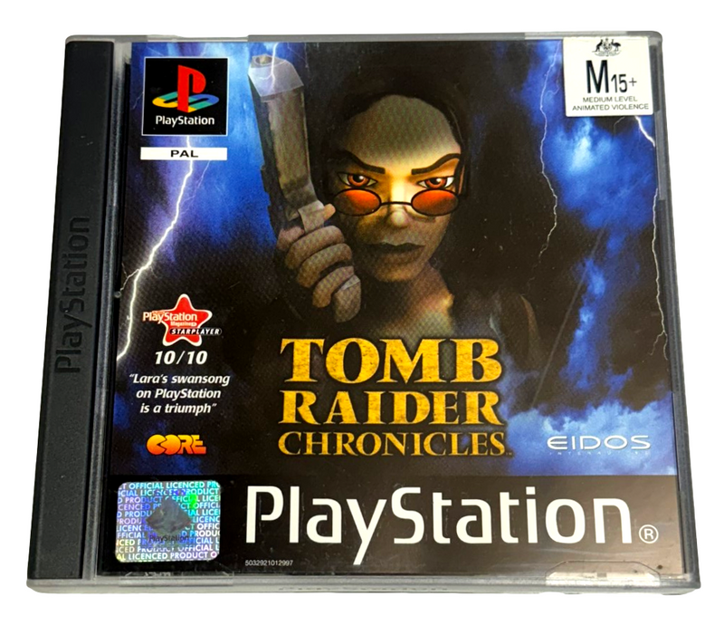 Tomb Raider Chronicles PS1 PS2 PS3 PAL *Complete* (Near Mint) (Preowned)