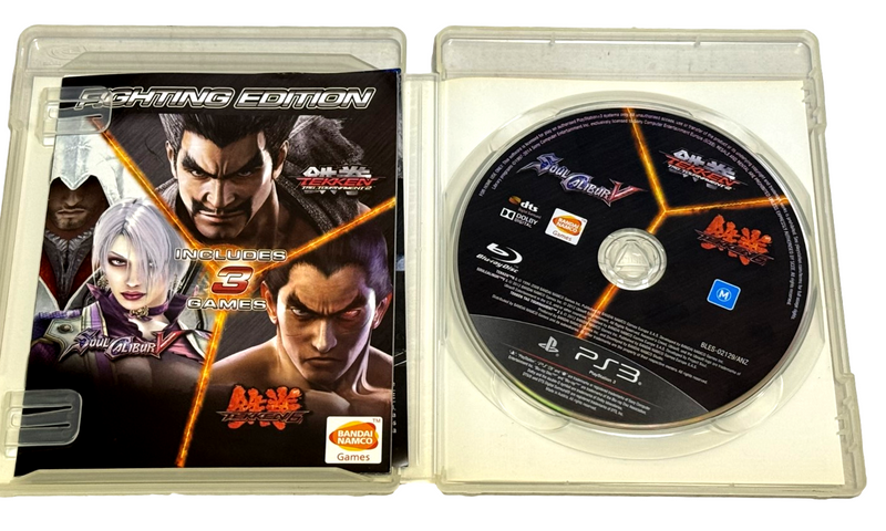 Fighting Edition Sony PS3 Tekken 5 Tekken Tag Soul Calibur V (Preowned)