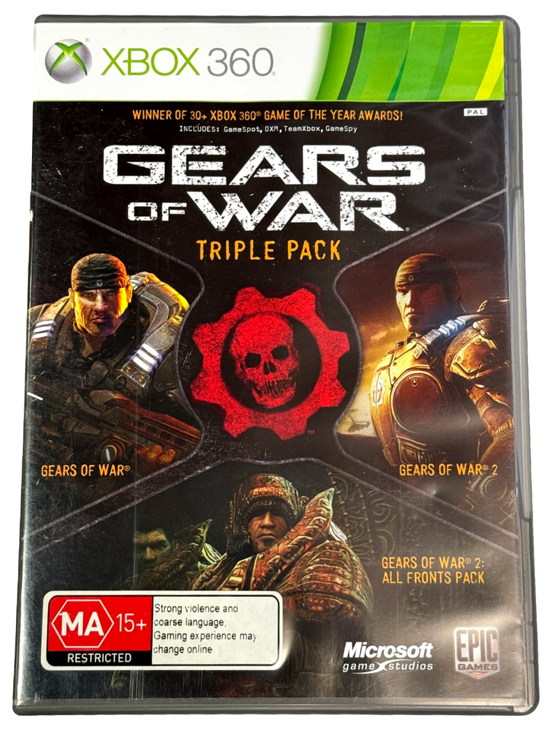 Gears of War Triple Pack XBOX 360 PAL (Preowned)