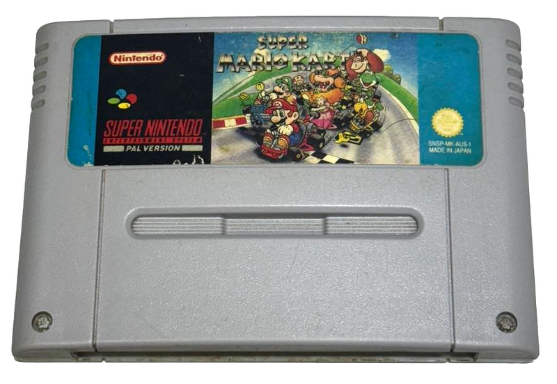 Mario Kart Super Nintendo SNES PAL