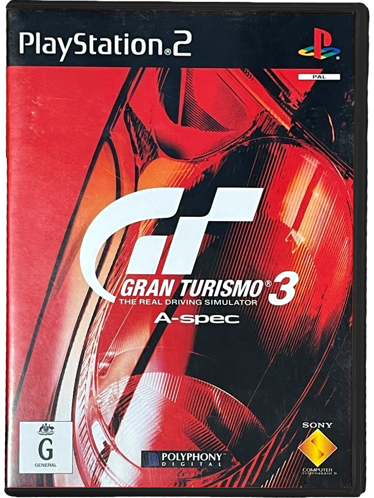 Gran Turismo 3 A-Spec PS2 PAL *Complete* (Pre-Owned)