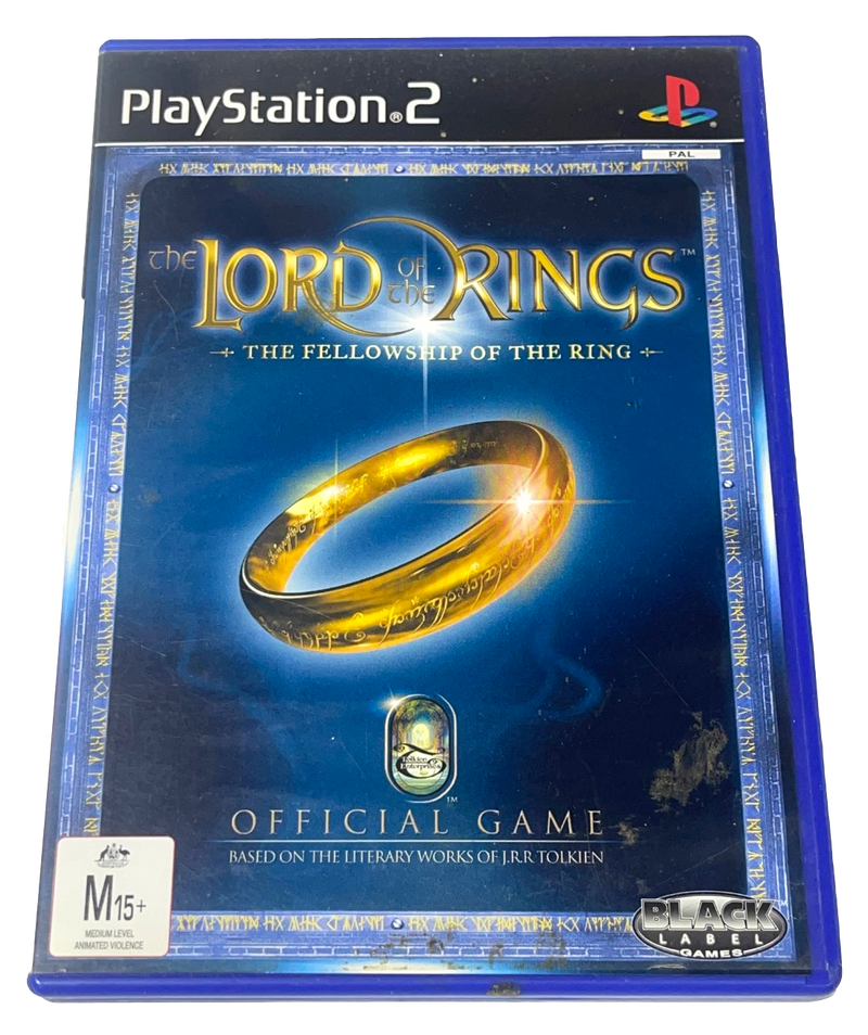 The Lord of the Rings The Fellowship of the Ring Sony PS2 PAL *No Manual*