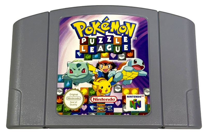 Pokemon Puzzle League Nintendo 64 N64 PAL with Manual