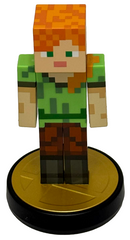 Super Smash Bros Collection Alex Minecraft Nintendo Amiibo Loose0