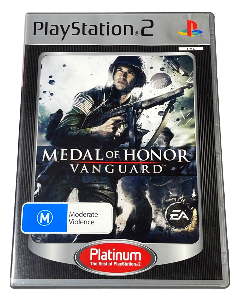 Medal of Honor Vanguard PS2 (Platinum) PAL *Complete* (Preowned)