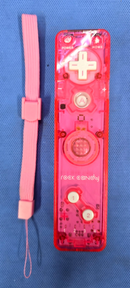 Pink Rock Candy Wii Controller Remote Wand Aftermarket + Lanyard2