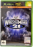 Wrestle Mania 21  XBOX Original PAL *Complete*0