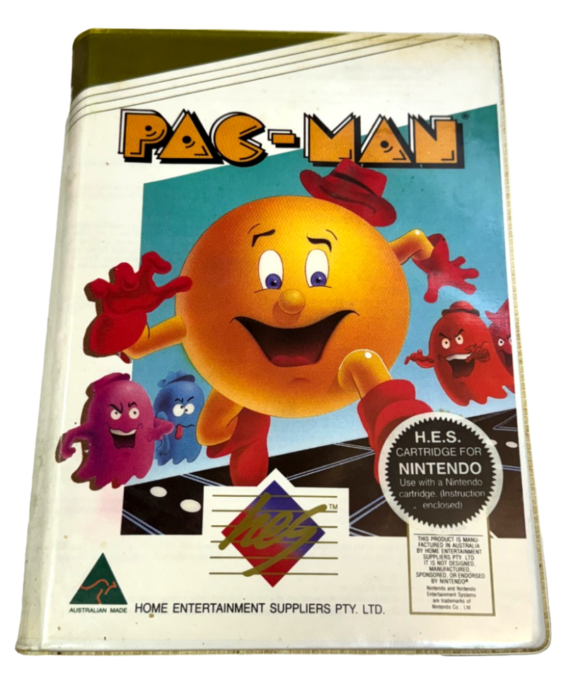 Pac Man Nintendo HES NES Boxed PAL *Complete* Piggy Back (Preowned)