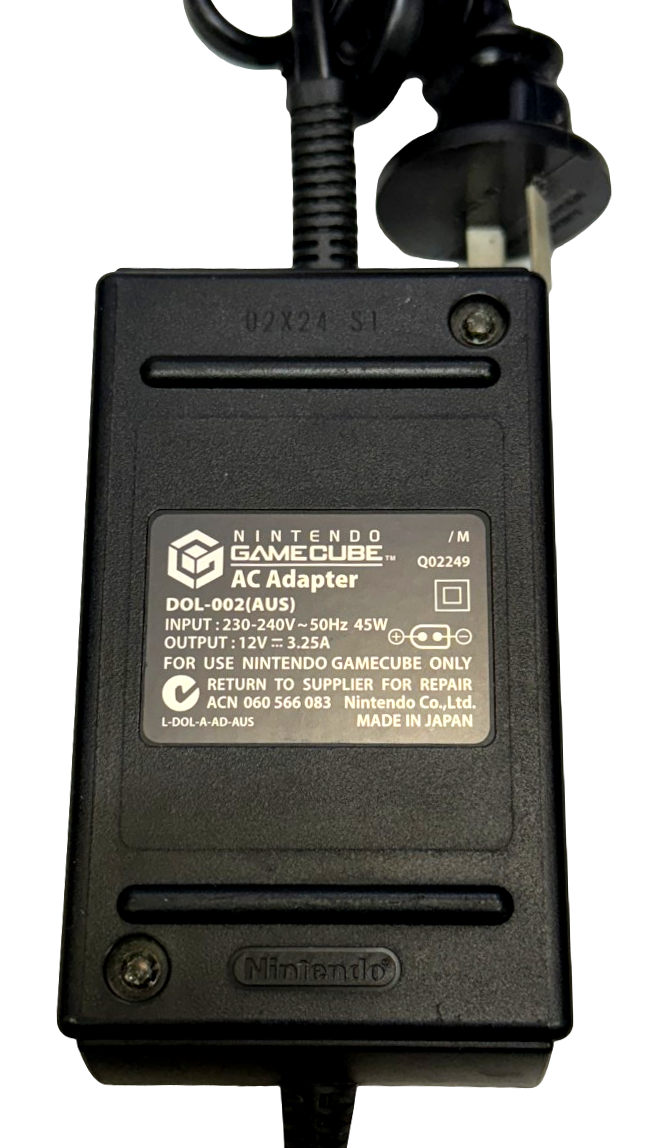 Genuine Nintendo Gamecube AC Adapter Power Supply DOL-002(AUS)