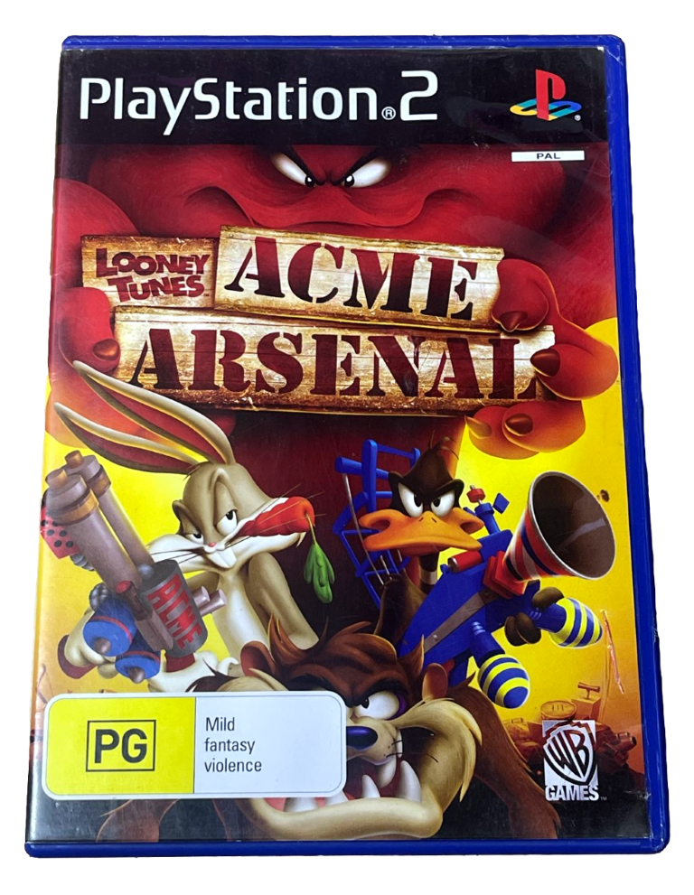 Looney Tunes Acme Arsenal PS2 PAL *No Manual* (Preowned)