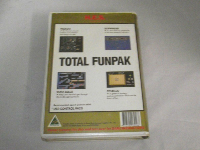 Total Funpak 4 in 1 Nintendo HES NES Boxed PAL *Complete* Piggy Back