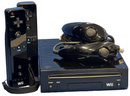 Black Nintendo Wii Console with 2 x Wiimotes RVL001(AUS)0