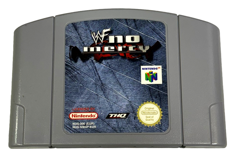 WWF No Mercy Nintendo 64 N64 PAL with Manual