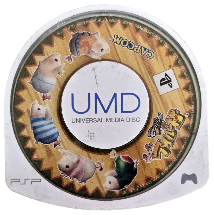 Monster Hunter Monhan Nikki Poka Poka Airou Mura Sony PSP Game Disc Only Japan (Preowned)