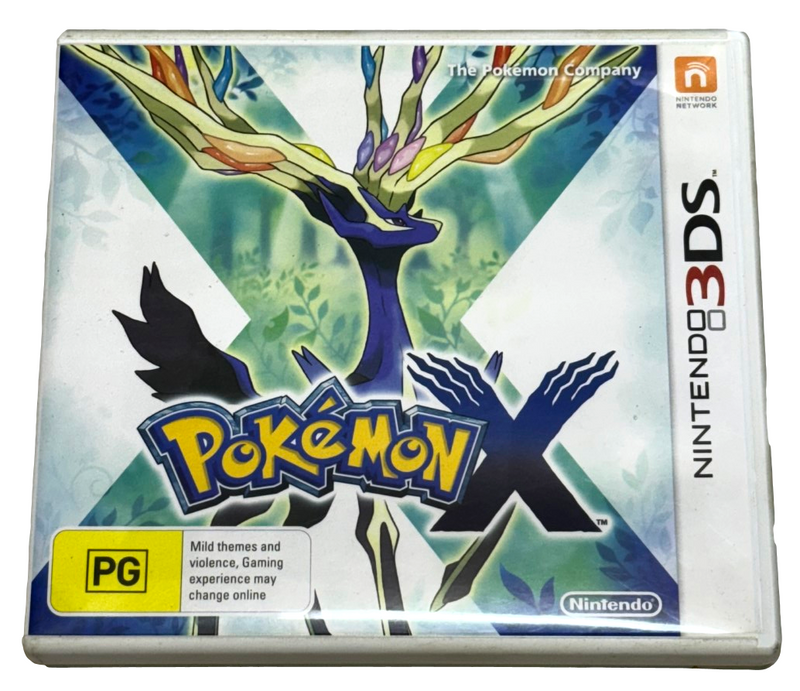 Pokemon X Nintendo 3DS 2DS Game *Complete* (Preowned)