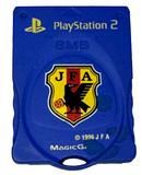 Tabbed Blue JFA Soccer Magic Gate PS2 Memory Card PlayStation 2 8MB0