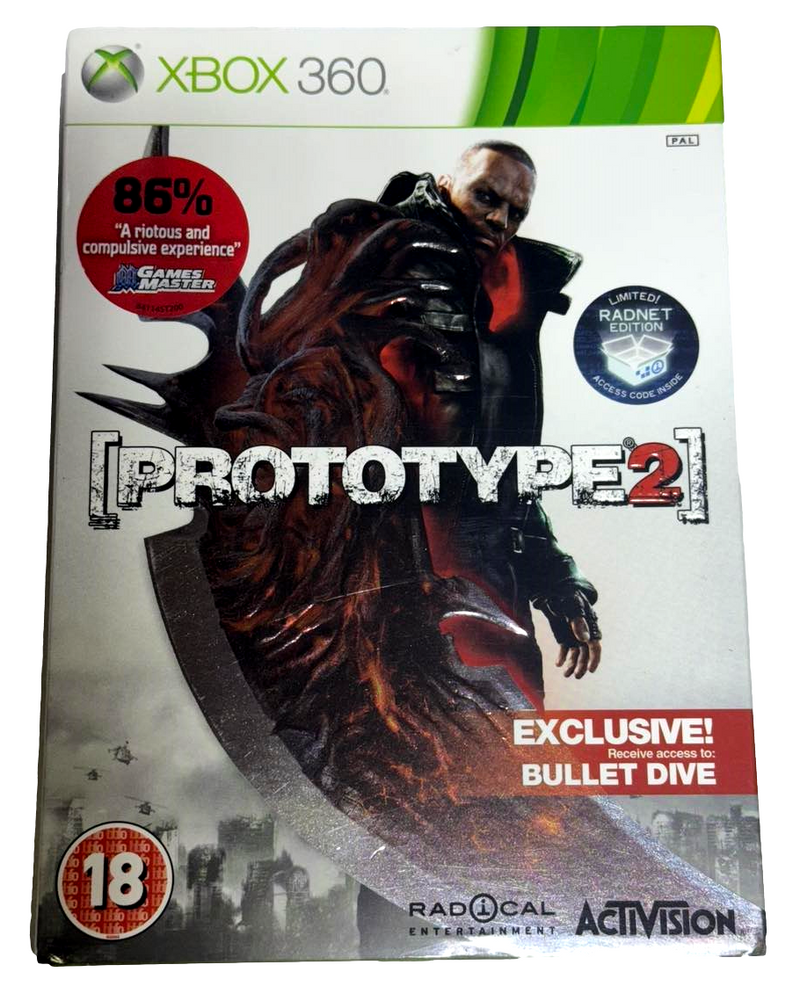 Prototype 2 XBOX 360 PAL With Bonus CD