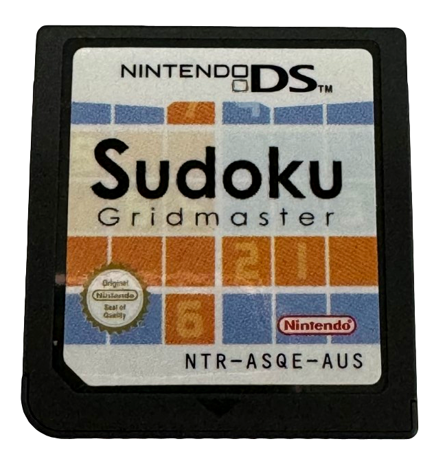 Sudoku Gridmaster Nintendo DS 2DS 3DS *Cartridge Only* (Preowned)