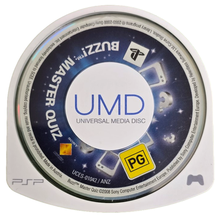 Buzz! Master Quiz Sony PSP Game Disc Only (Preowned)