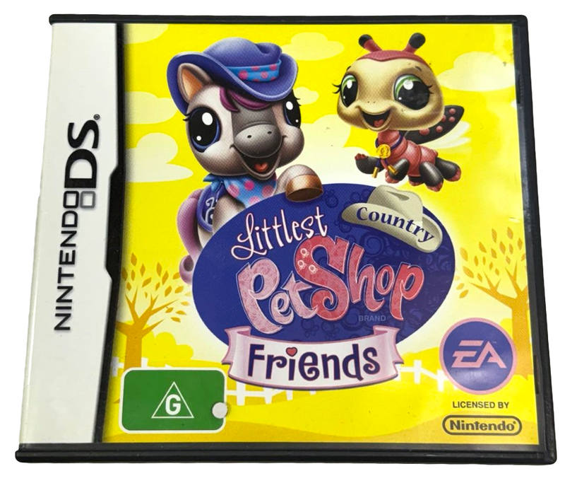 Littlest Pet Shop Friends Country Nintendo DS 2DS 3DS Game *Complete* (Preowned)