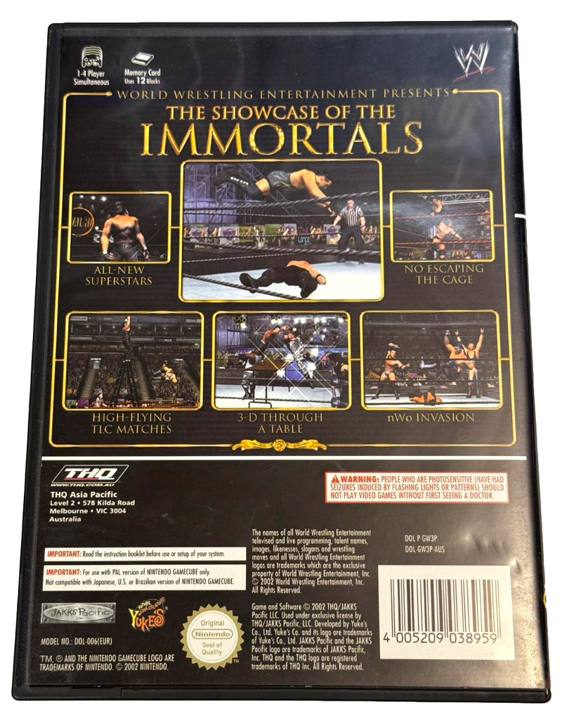 Wrestlemania X8 Nintendo GameCube PAL *No Manual* (Preowned)