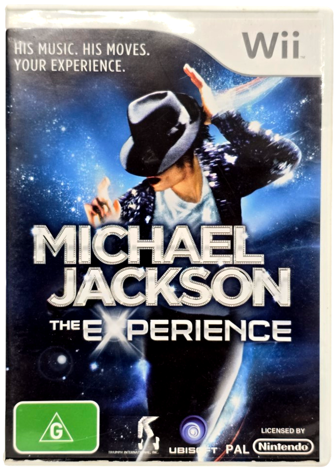 Michael Jackson The Experience Nintendo Wii PAL *Complete* Wii U Compatible