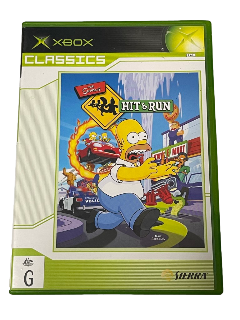 The Simpsons Hit and Run XBOX PAL (Classics) *No Manual*