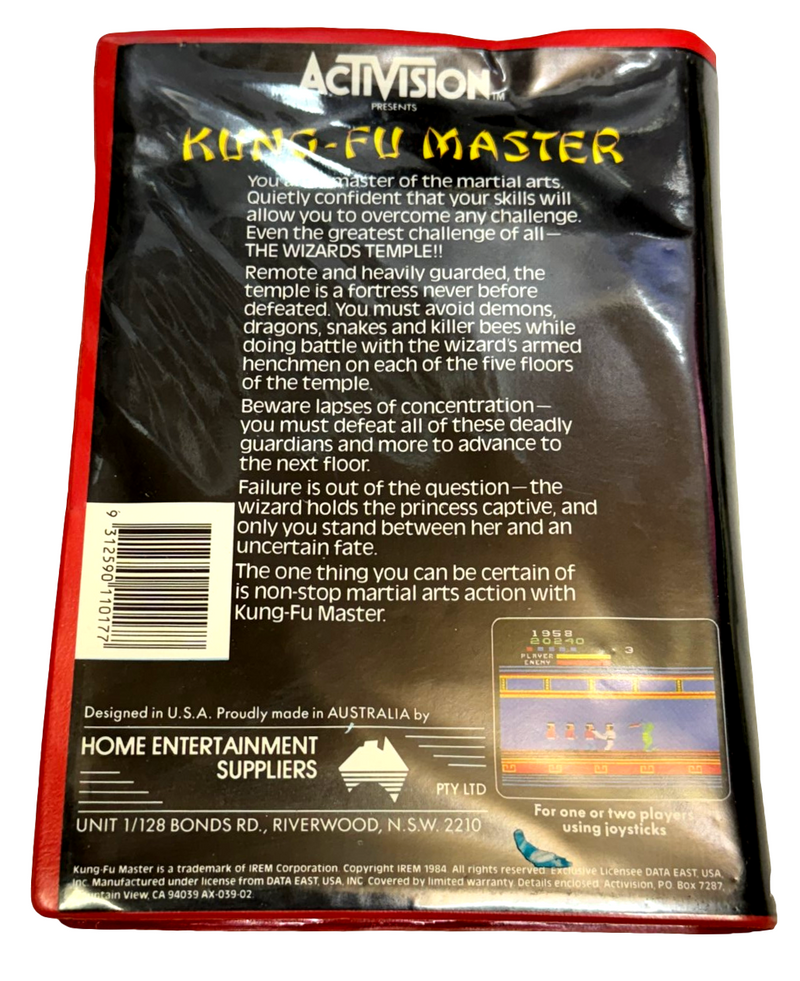 Kung Fu Master Atari 2600 *Complete* (Preowned)