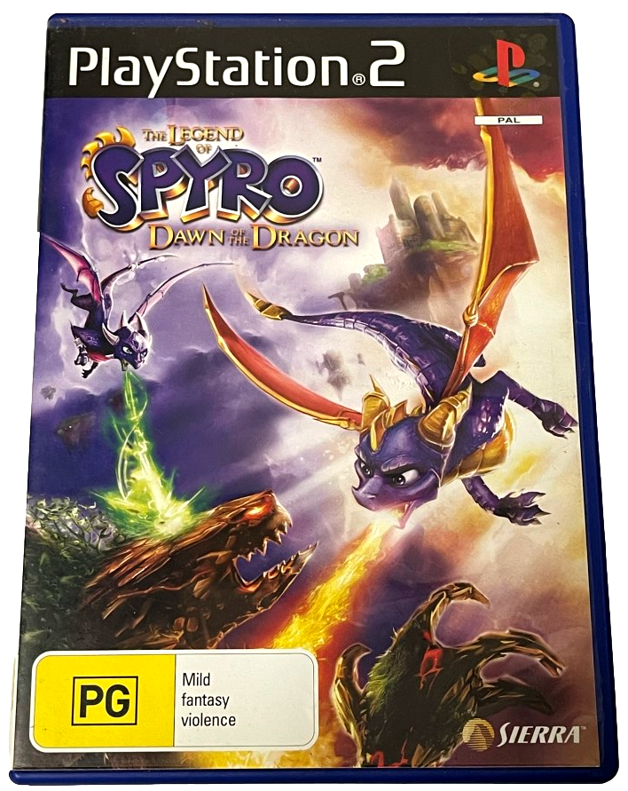 The Legend Of Spyro Dawn Of The Dragon PS2 PAL *No Manual* (Preowned)