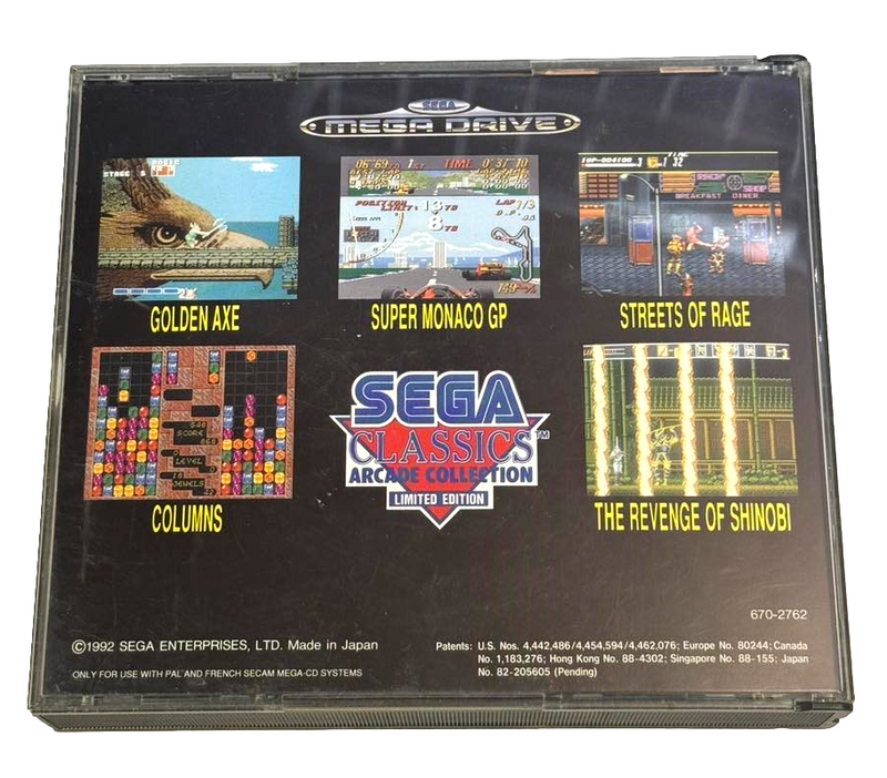 Sega Classic Arcade Collection Mega CD PAL *Complete*