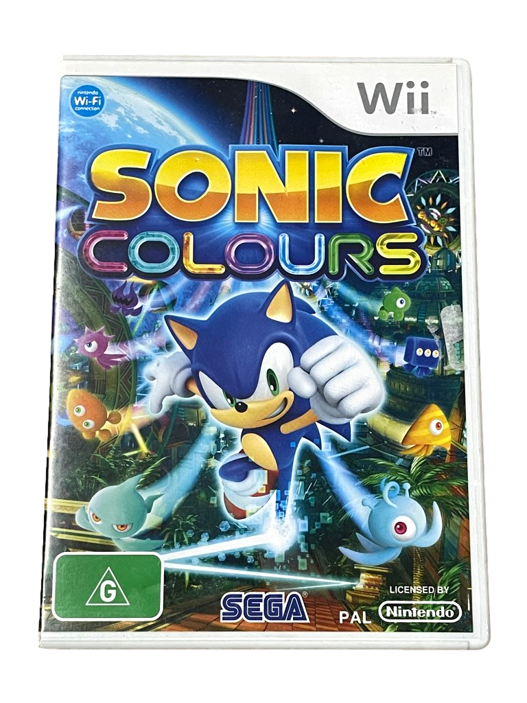 Sonic Colours Nintendo Wii PAL *Complete* Wii U Compatible (Preowned)