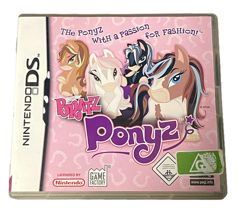 Bratz  Ponyz Nintendo DS 2DS 3DS Game *Complete* (Preowned)