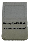 Thrustmaster Grey Memory Card For Nintendo GameCube 59 Blocks