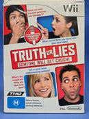 Truth Or Lies + Microphone Nintendo Wii PAL *Complete* Boxed Wii U Compatible2