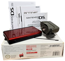 Metallic Red/Black Nintendo DS Lite Console + Original Charger In Box0