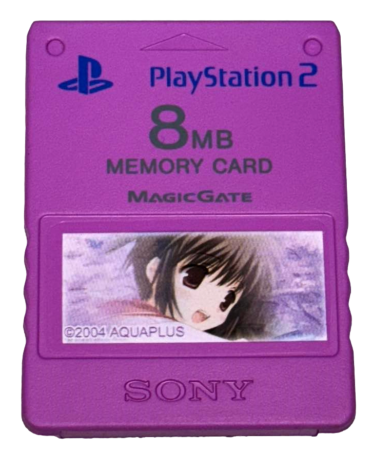 To Heart 2 Magic Gate PS2 Memory Card PlayStation 2