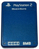 Black Hori Magic Gate PS2 Memory Card PlayStation 2 8MB0