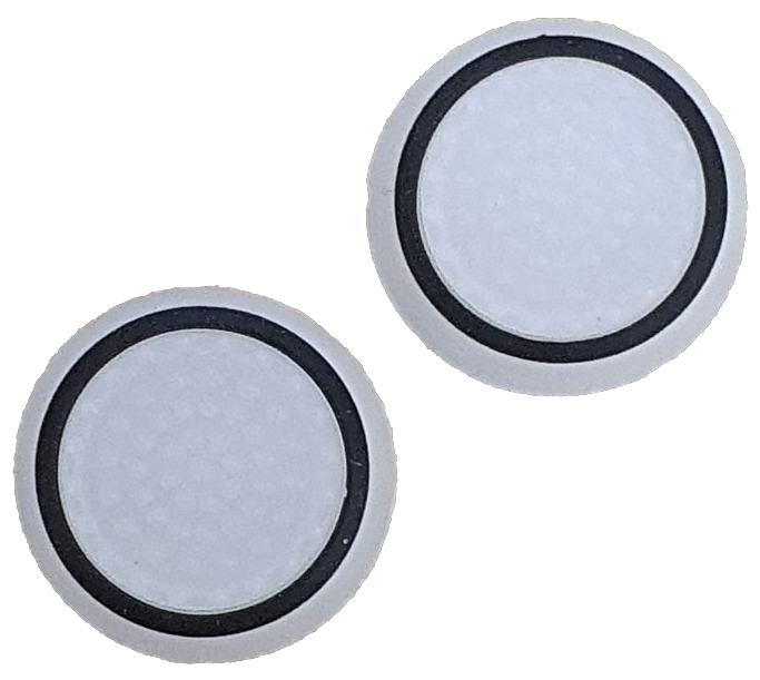 Thumb Grips x2 For PS4 PS5 XBOX ONE Xbox Series X Toggle Cap - Translucent White