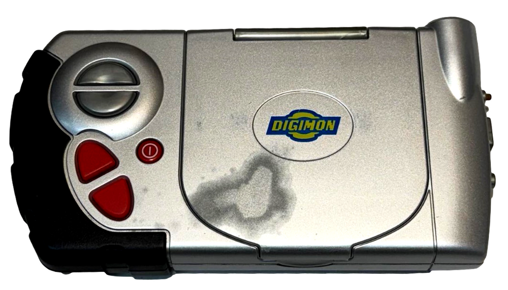 Digimon Digivice D-Terminal Silver Black 2000 Digital Monster - Workin