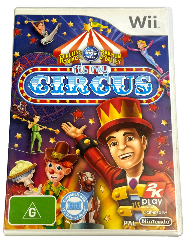 Its My Circus Nintendo Wii PAL *Complete* Wii U Compatible (Preowned)