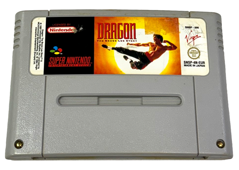 Dragon The Bruce Lee Story Super Nintendo SNES PAL (Preowned)