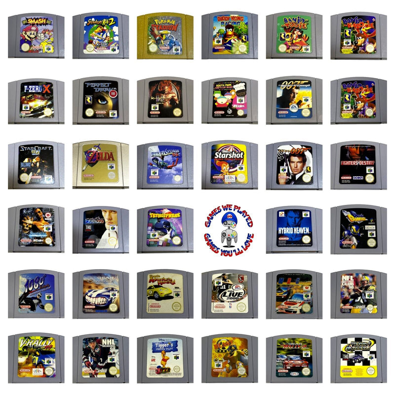 N64 Nintendo 64 Genuine Games - PAL Cartridge Dropdown Selection*