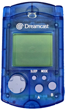 Genuine Sega Dreamcast VMU NTSC PAL - Blue HKT-7000 - Japanese0