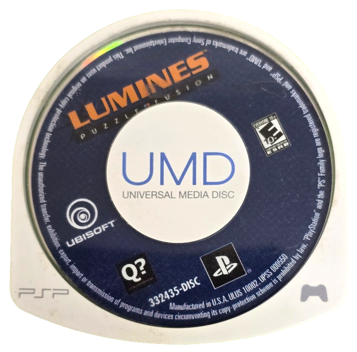 Lumines Puzzle Fusion Sony PSP Game Disc Only