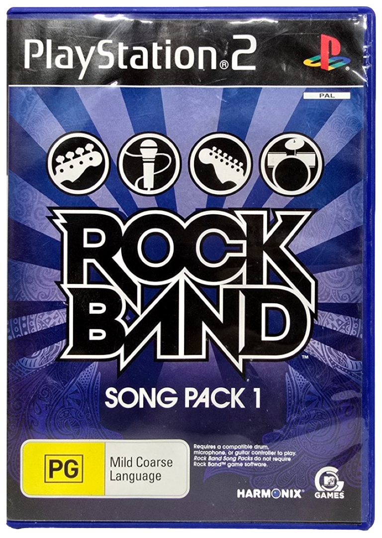 Rock Band Song Pack 1 Sony PS2 PAL *Complete* (Preowned)